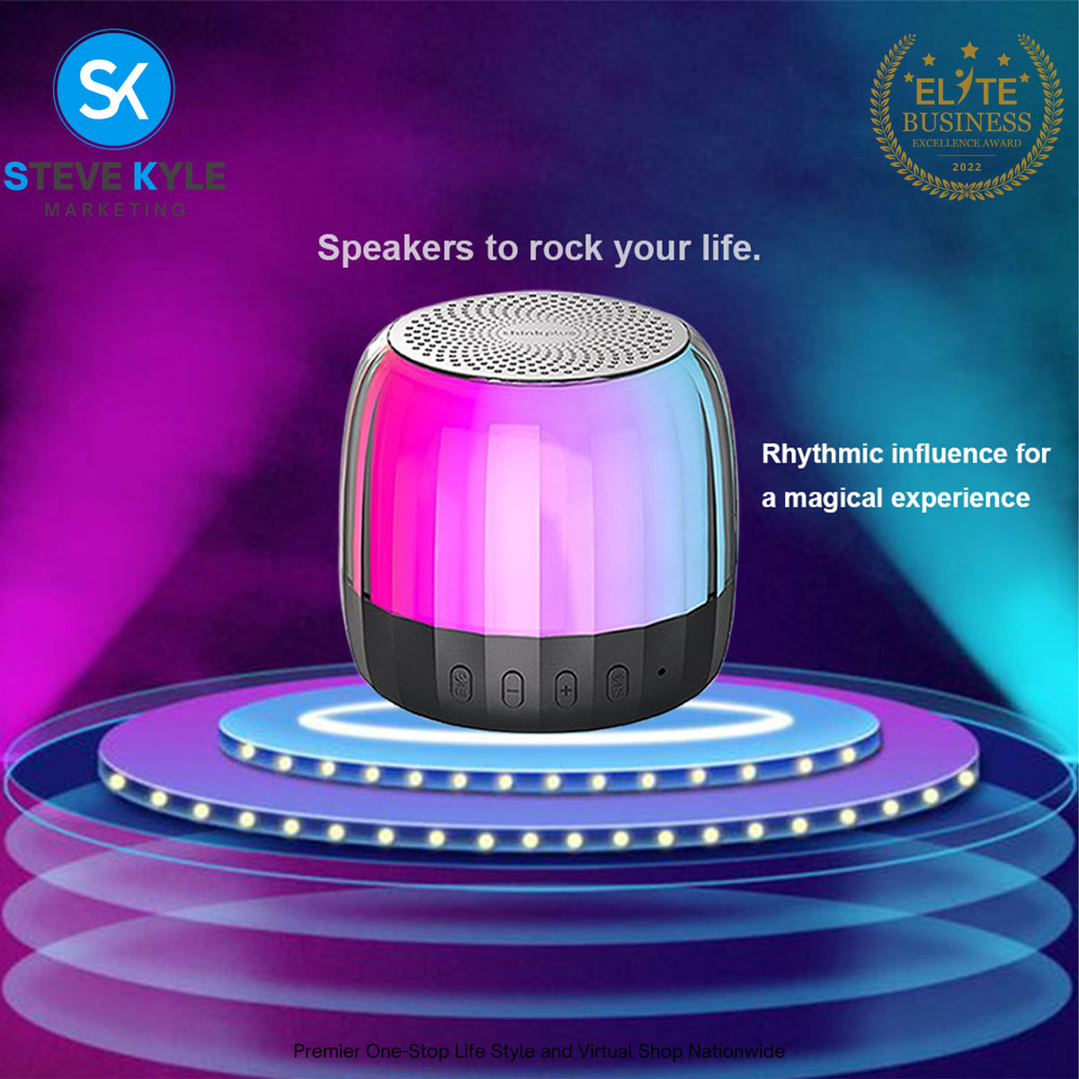 K3 Pro Wireless BT Speaker Portable Outdoor Column Surround Sound Spea