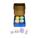 Slime Pack 4pcs Colors Fluffy Slime Toys for Kids Party Favors | Soft Non-Stick Slime Toys
