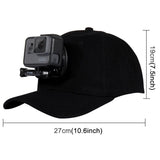 PULUZ PU195 Baseball Hat with J-Hook Buckle Mount and Screw for Go Pro & Other Action Cameras