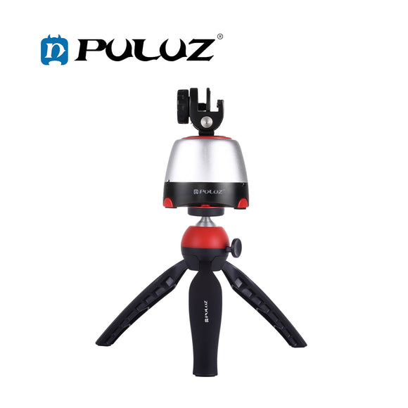 PULUZ PU362 Electronic 360 Degree Rotation Panoramic Head in Tripod Mount with Remote Controller for Smartphones, DSLR & Action Cameras