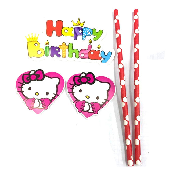 Cute Character Happy Birthday Cake Topper  Party Decoration Cake Topper