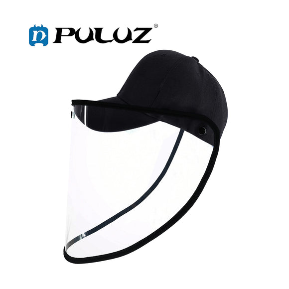 PULUZ PU463 Anti-Saliva Splash Anti-Spitting Anti-Fog Anti-Oil Protective Baseball Cap Mask Removable Face Shield