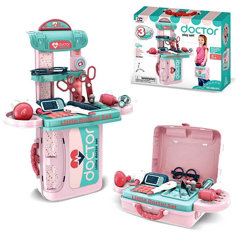 008-965 in Doctor Playset Toy Backpack Pretend Play – Steve