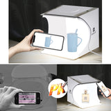 PULUZ PU5021 20cm Folding Portable 550LM 1 LED Light Photo Lighting Studio Shooting Tent Box Kit with 6 Colors Backdrops