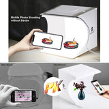 PULUZ PU5021 20cm Folding Portable 550LM 1 LED Light Photo Lighting Studio Shooting Tent Box Kit with 6 Colors Backdrops