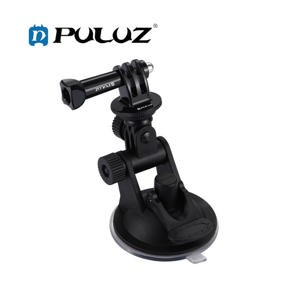 PULUZ PU51 Car Suction Cup Mount with Screw & Tripod Mount Adapter & Storage Bag for Action Camera