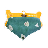 Pet Bibs Saliva Triangle Towel Scarf Cute Fruit Design Adjustable Leashes for Cat & Dogs Neck