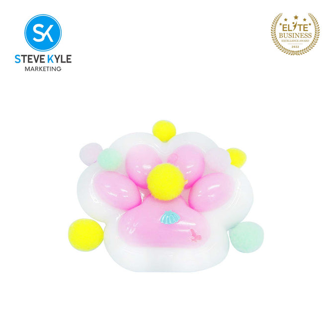 Random (1PC) Colorful Paw Shape Decompression Squeeze Toy