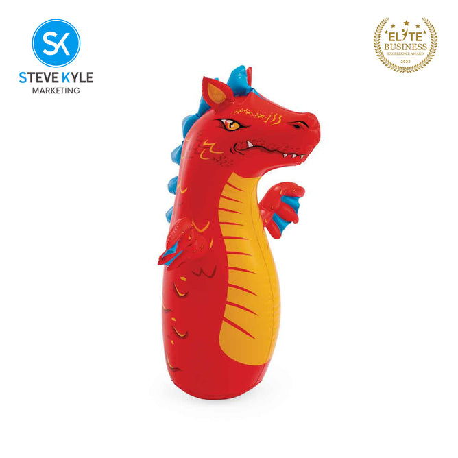 Steve Kyle Inflatable Animal Design Boxer Tumbler Punching Bag Indoor Outdoor Stress Relief Toys