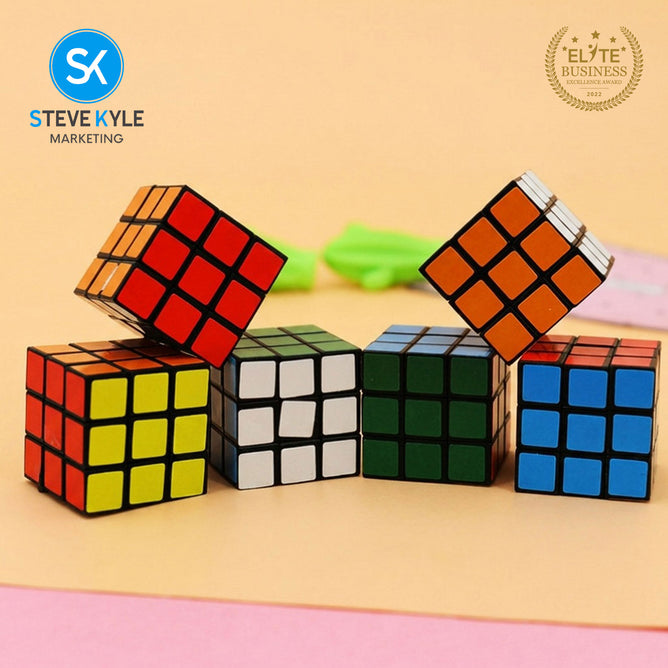 Steve Kyle Mini Magic Cube Puzzle Toy Brain-Boosting Educational Learning Toy for Kids