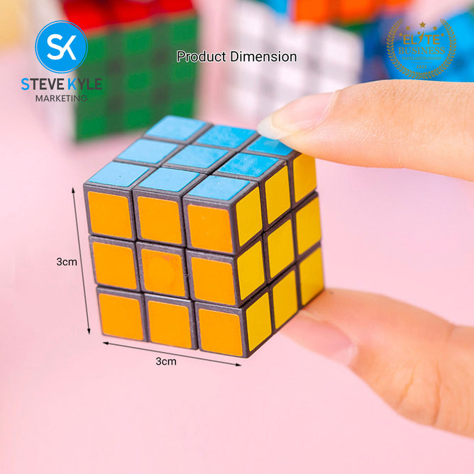 Steve Kyle Mini Magic Cube Puzzle Toy Brain-Boosting Educational Learning Toy for Kids