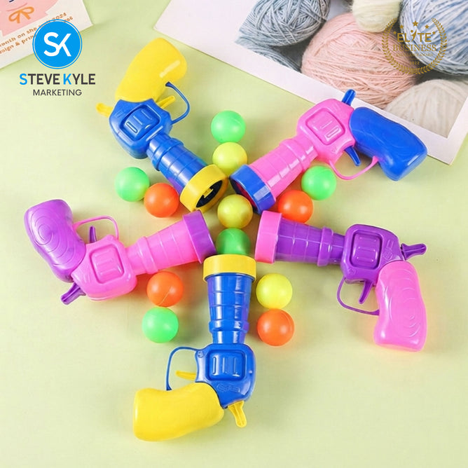 Steve Kyle Interactive Mini Ball Blaster Toy for Kids and Pets