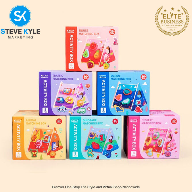 Shape Sorting Matching House Hand-Eye Early Learning Wooden Toys with Box Gift Box