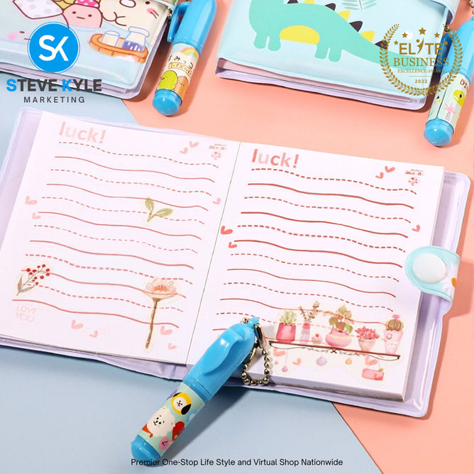 Mini Handbook Set notebook Convenient Diary Student Notepad