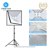 PULUZ Softbox Lighting Kit 50x70cm Professional Photo Studio Photography Light Equipment with E27 Socket Bulb Photography Lighting Kit