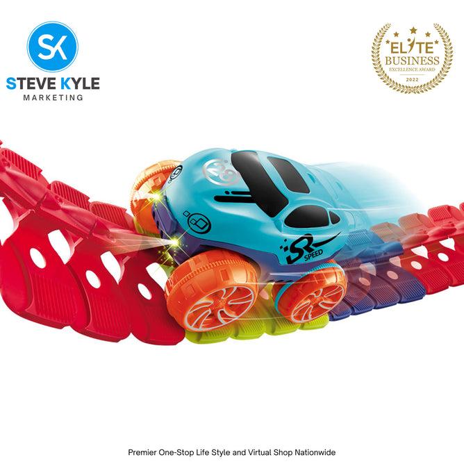 Changeable Track Race Car Flexible Assembled Rail Racing Track