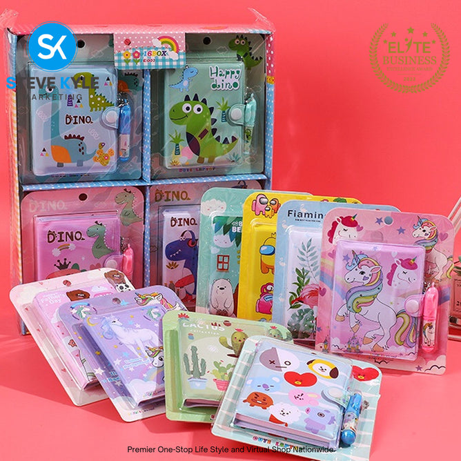 Mini Handbook Set notebook Convenient Diary Student Notepad