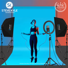 PULUZ Softbox Lighting Kit 50x70cm Professional Photo Studio Photography Light Equipment with E27 Socket Bulb Photography Lighting Kit