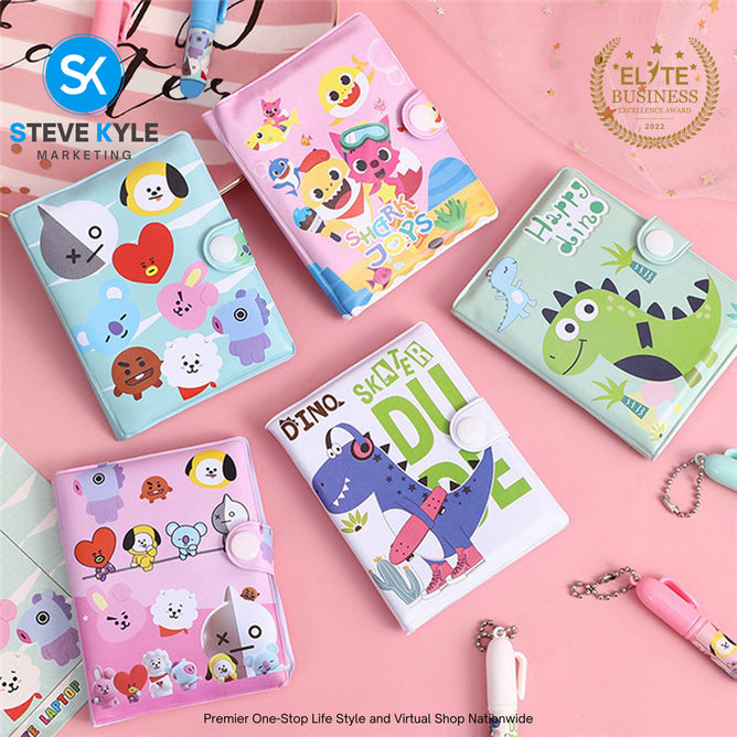 Mini Handbook Set notebook Convenient Diary Student Notepad