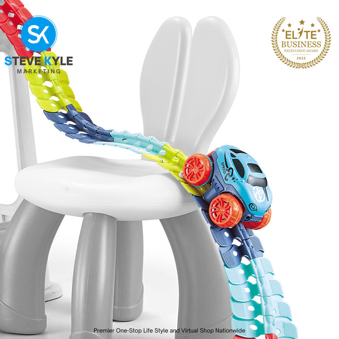 Changeable Track Race Car Flexible Assembled Rail Racing Track