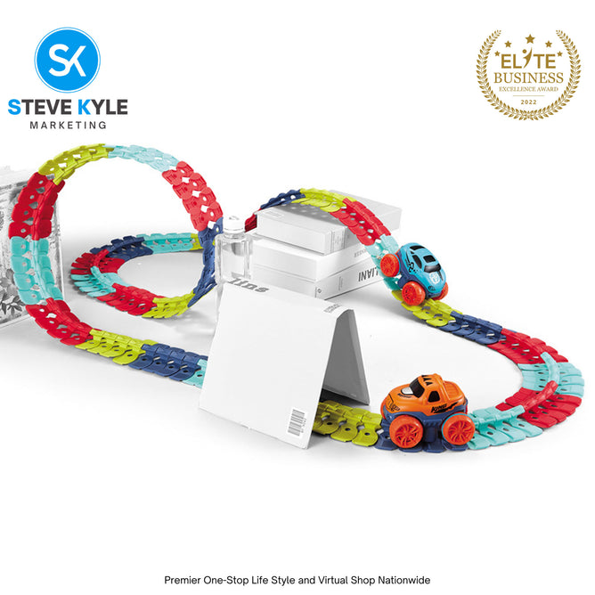 Changeable Track Race Car Flexible Assembled Rail Racing Track