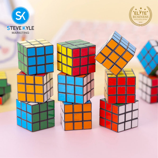 Steve Kyle Mini Magic Cube Puzzle Toy Brain-Boosting Educational Learning Toy for Kids