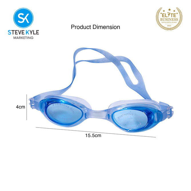 Steve Kyle Comfortable Flat Light Adjustable Strap Eyewear Anti-Fog Swimming Goggles