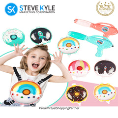 Children Backpack Water Gun Water Blaster Toys with Backpack Tank Toys for Kids