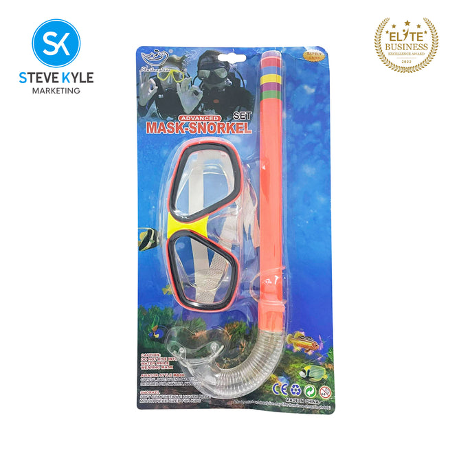 Steve Kyle Outdoor Water Sport Snorkel Tube Diving Mask Set Anti-Fog Eye Protection Swimming Goggles