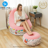 Outdoor PVC Flocking Inflatable Air Sofa garden sectional sofa