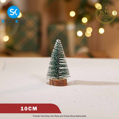 Mini Christmas Tree Tabletop Decorations Tree With LED Light Artificial Cedar Pine for Holiday