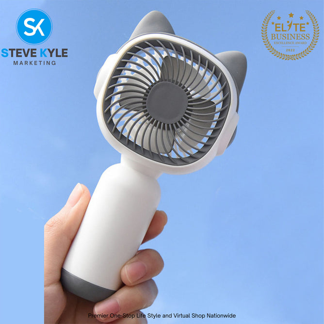 Portable USB Rechargeable Mini Handy Fan Pocket Desktop Air Cooler Electric Fans