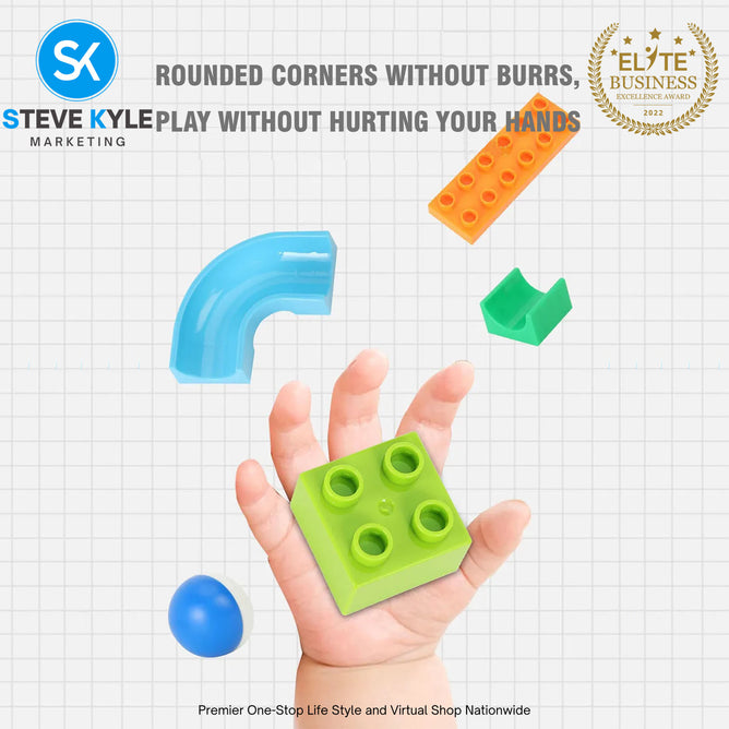 Crazy Marble Run Blocks Early Learning for Kids with Box Gift Box