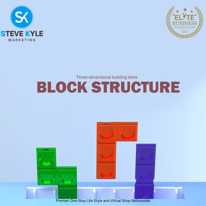 Children's Puzzle 3D Tetris Building Blocks Puzzle Toys Thinking Training