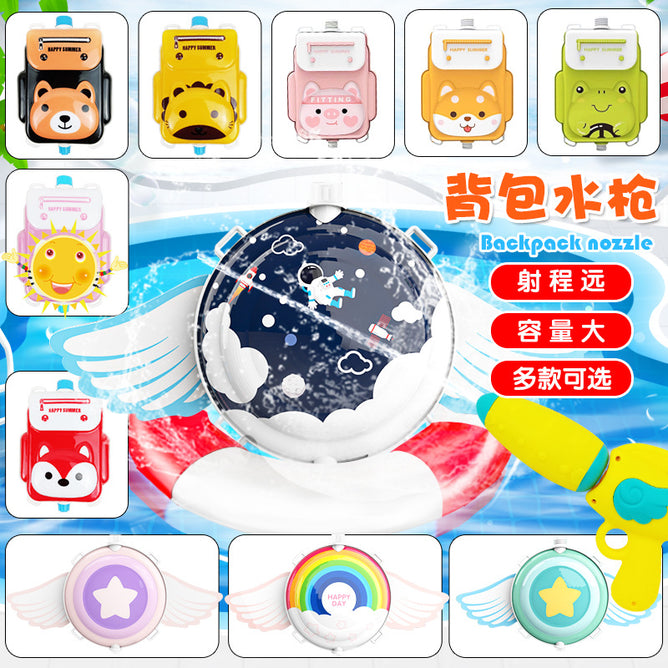 Children Backpack Water Gun Water Blaster Toys with Backpack Tank Toys for Kids