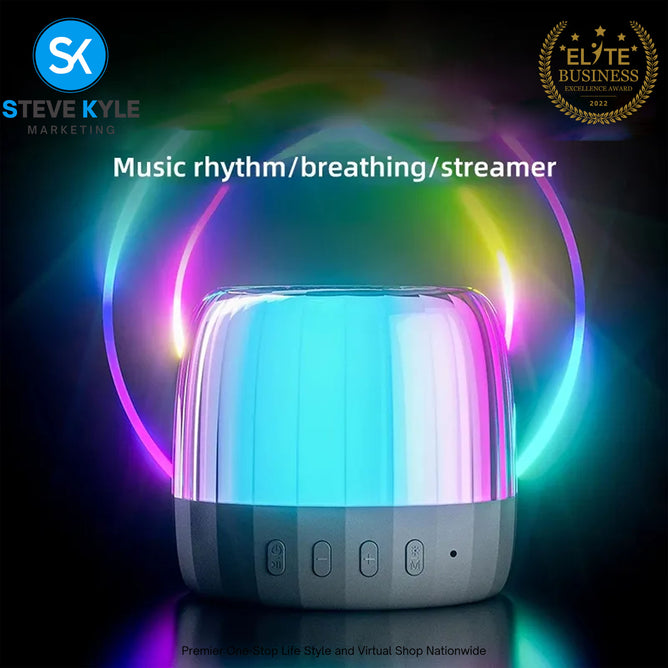 K3 Pro Wireless BT Speaker Portable Outdoor Column Surround Sound Speaker Loudspeaker Mini