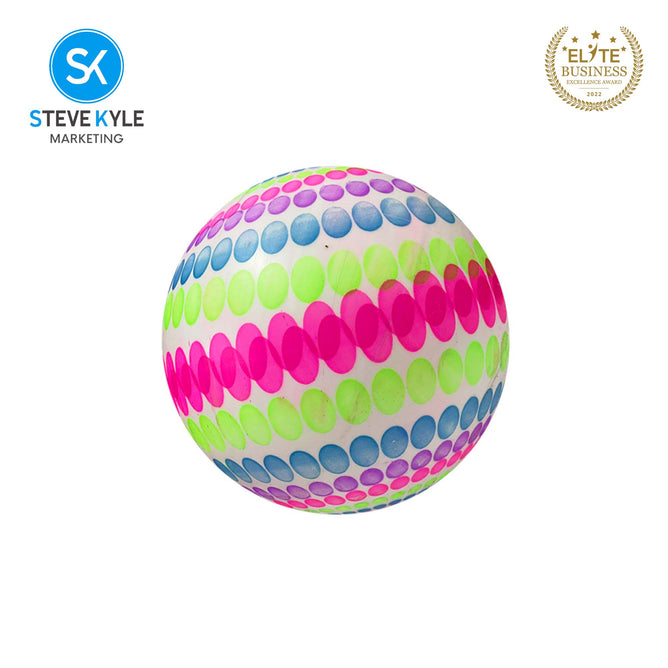 Kids Beach Ball PVC Inflatable Water Game Ball Colorful Print Ball