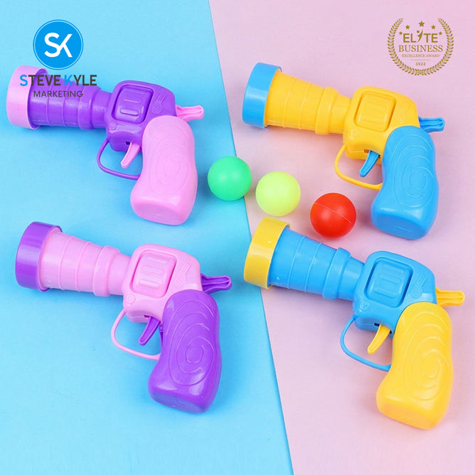 Steve Kyle Interactive Mini Ball Blaster Toy for Kids and Pets