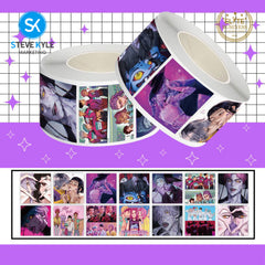 Steve Kyle Five Hundred Pieces Per Roll Stickers Colorful Girl Group Theme For Fun Laptop Skateboard Personal Items