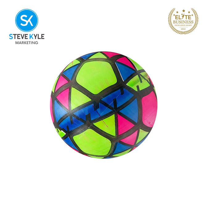Kids Beach Ball PVC Inflatable Water Game Ball Colorful Print Ball