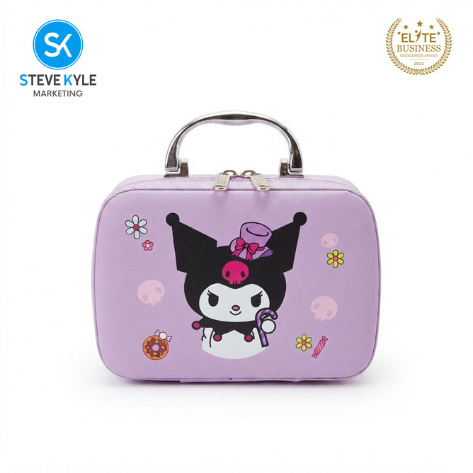 Steve Kyle Washable Girls Makeup Set with Cosmetic Handbag Gift Toy for Kids