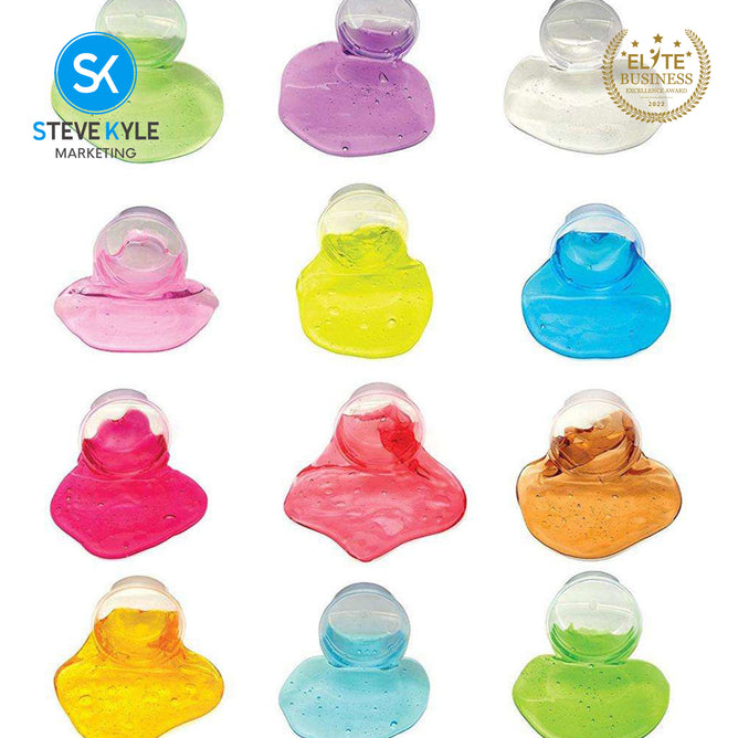 Steve Kyle Soft Colorful Jelly Crystal Slime Stretchy Play DIY Fun Kit