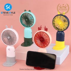 Rechargeable Mini Handheld Fan Perfect for Adults and Kids