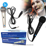 Universal MP701 & MP702 3 Meters Black Wired Professional Dynamic Microphone High Quality