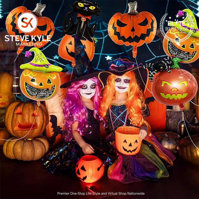 Ballloons Foils for Halloween Birthday Decorations Different Theme for Kids