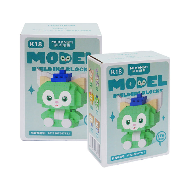 Mini Block DIY Cute Character Model Building Blocks Nano Building Blocks Bricks Toy For Kids 3D