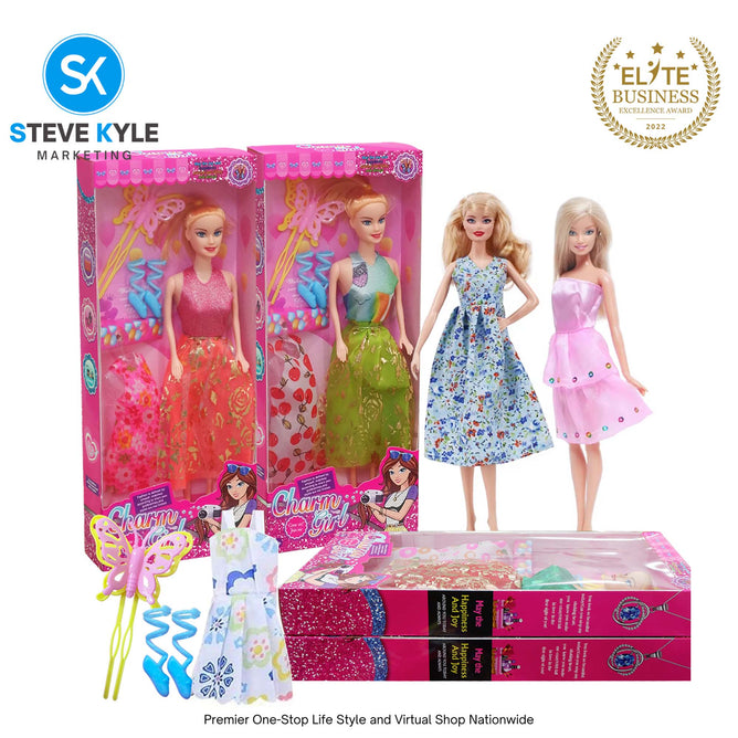 (1 BOX) Random Beauty Fashion Doll Charm Girl - Best Gift Toys for Kids Toddler