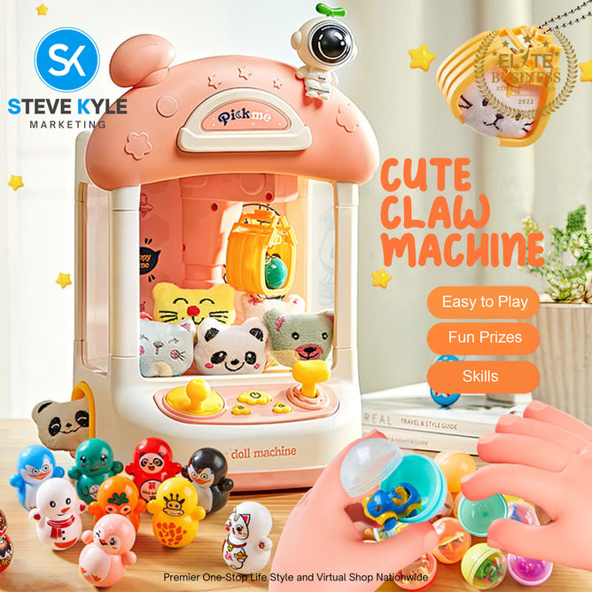 Super Large Claw Machine Rechargeable Electronic Music Doll Machine Best Gift