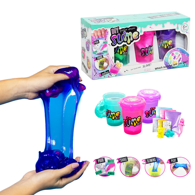 Slime DIY Kit Slime Toys Playset For Kids - Slime Factory Slime Kit for Baby Make your Own Slimes
