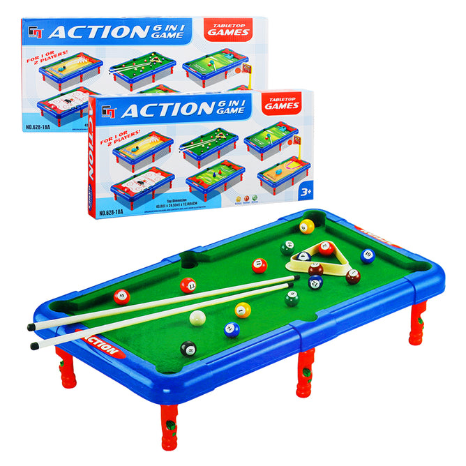 6 in 1 Action Sports Game Indoor Outdoor Activity Tabletop Game Play for Kids Best Gift